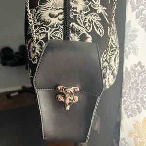 Coffin crossbody bag